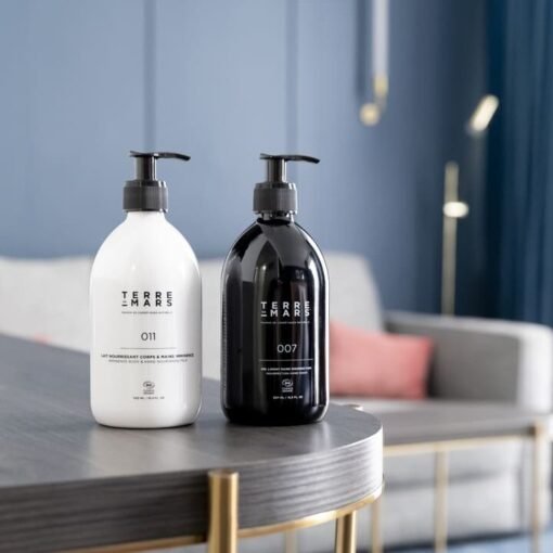 IMMINENCE BODY & HAND NOURISHING MILK REFILLABLE  5 MOSS9 Terre de mars An organic low-foaming, aromatic body and hands balm for all skin types-Ekologiskas mazai putojantis, aromatingas kuno ir ranku balzamas visų tipu odai