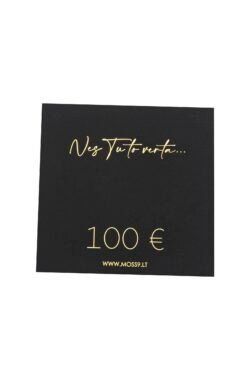 moss9 A gift voucher dovanu kuponas